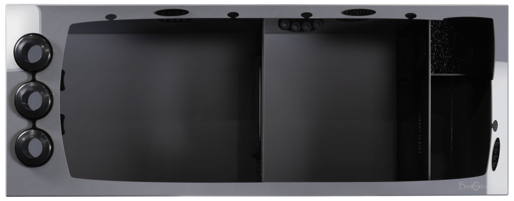Bashsea Smart Series 48x18x16 Sump - BLACK