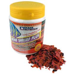 Ocean Nutrition Brine Shrimp Plus Flake Fish Food - 2.5 oz/70 g