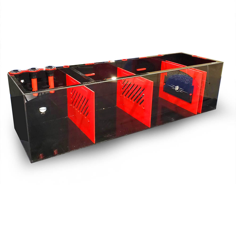 Bashsea 60x18x16" Pro Sump - Red/Black
