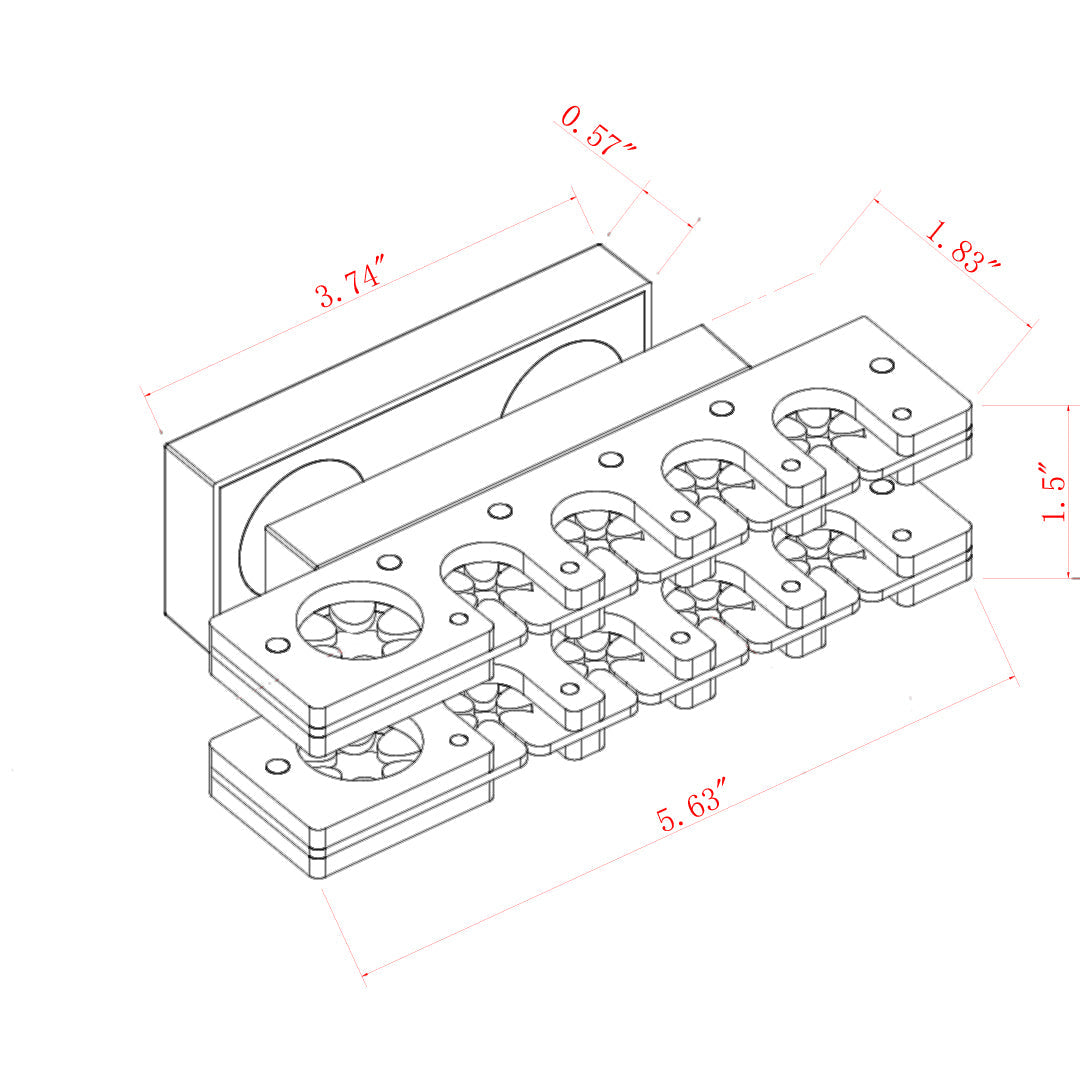 Innovative Marine Aqua Gadget - CustomCradle Pro - Magnetic Probe Holder