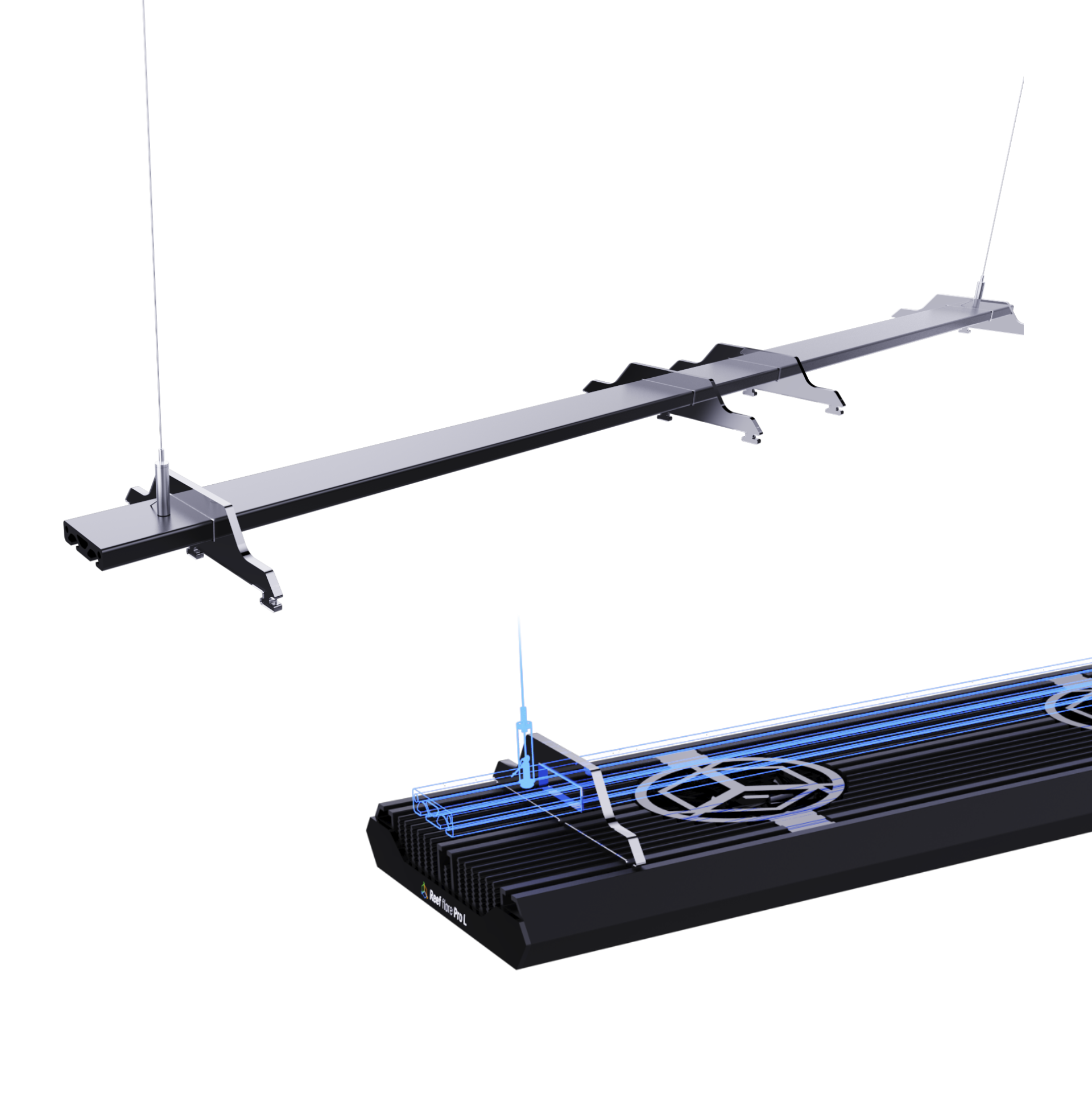 Reef Factory Reef Flare Pro Profile Set - 1.2m (black)