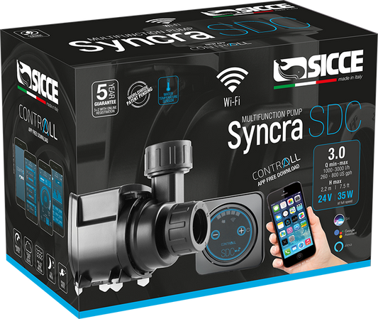 Sicce Syncra SDC 3.0 Controllable Pump (260-800 GPH)