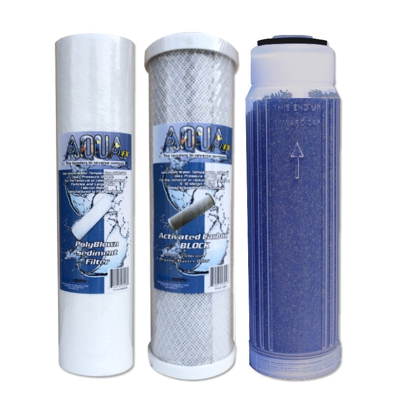 AquaFX Barracuda 10" Replacement Filter Set