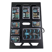 Black Aquarium Controller Board Wire Management System
