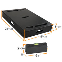 Black Aquarium Controller Board Wire Management System