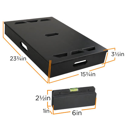 Black Aquarium Controller Board Wire Management System
