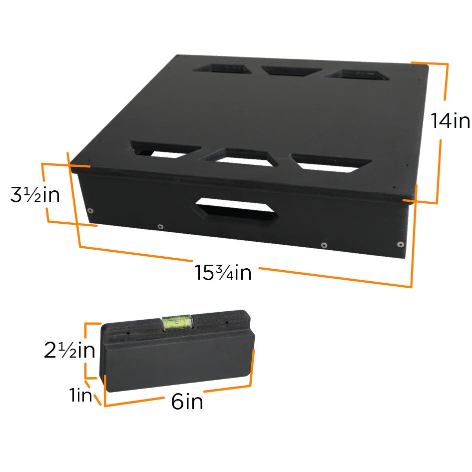 Mini Black Aquarium Controller Board Wire Management System
