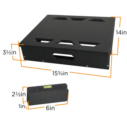 Mini Black Aquarium Controller Board Wire Management System