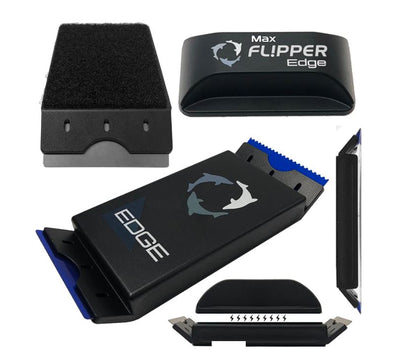 Flipper Edge 2-in-1 Magnetic Floating Aquarium Algae Cleaner (MAX)