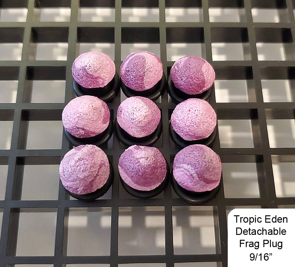 Tropic Eden Detachable Coral Frag Plug Round - 9/16" (16/pack)