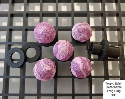 Tropic Eden Detachable Coral Frag Plug Round - 3/4" (15/pack)