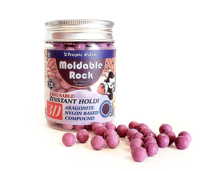 Tropic Eden 3D Moldable Rock - Dark Coralline 4oz