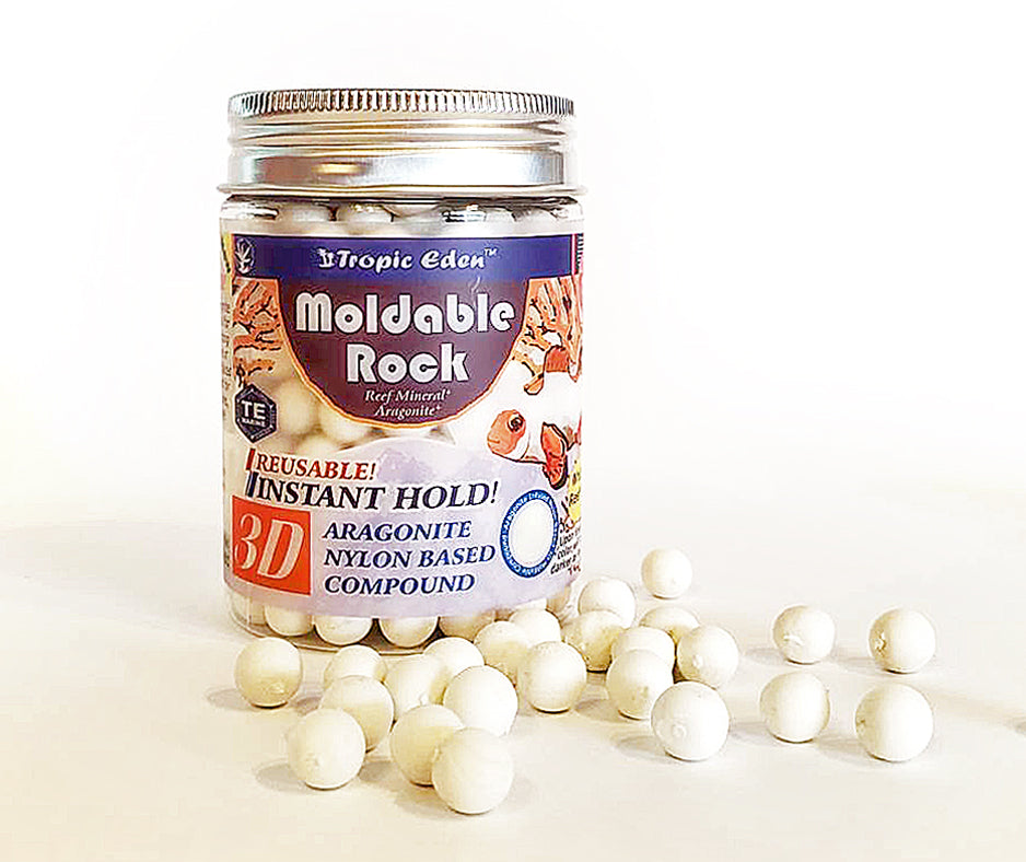 Tropic Eden 3D Moldable Rock - White Dry Reef Rock 4oz