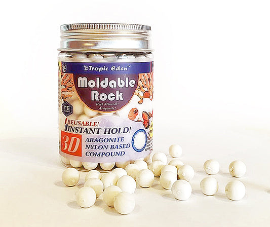 Tropic Eden 3D Moldable Rock - White Dry Reef Rock 4oz