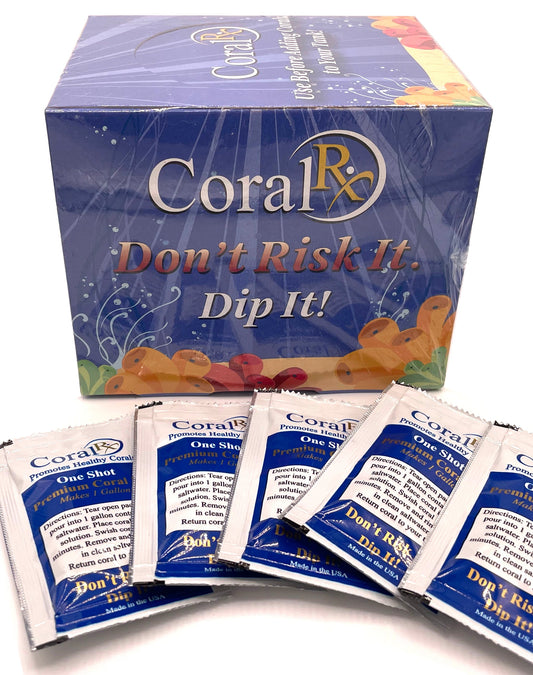 Coral Rx One Shot Coral Dip * Single Shot Dosage * CASE OF 50 units