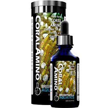 Brightwell Aquatics CoralAmino - Free Form Amino Acid Supplement - 60ml