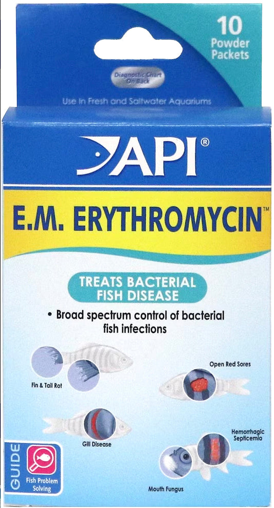 API EM Erythromycin Medication - 10ct Powder Packets