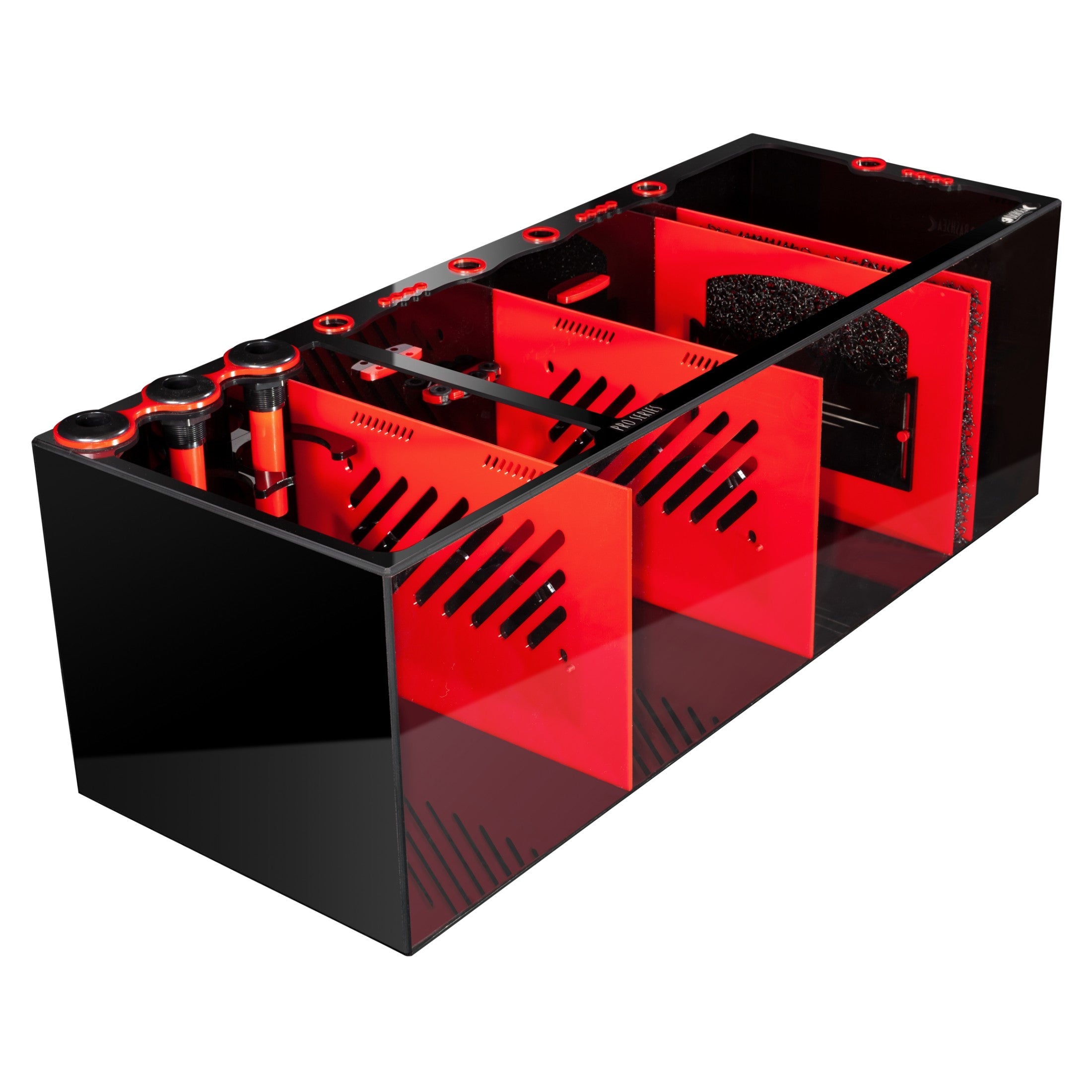 Bashsea 48x18x16" Pro Sump - Red/Black