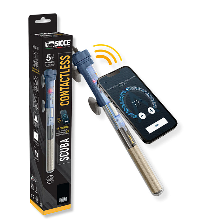 Sicce SCUBA ContactLess 50 - Submersible Heater - 50 Watt