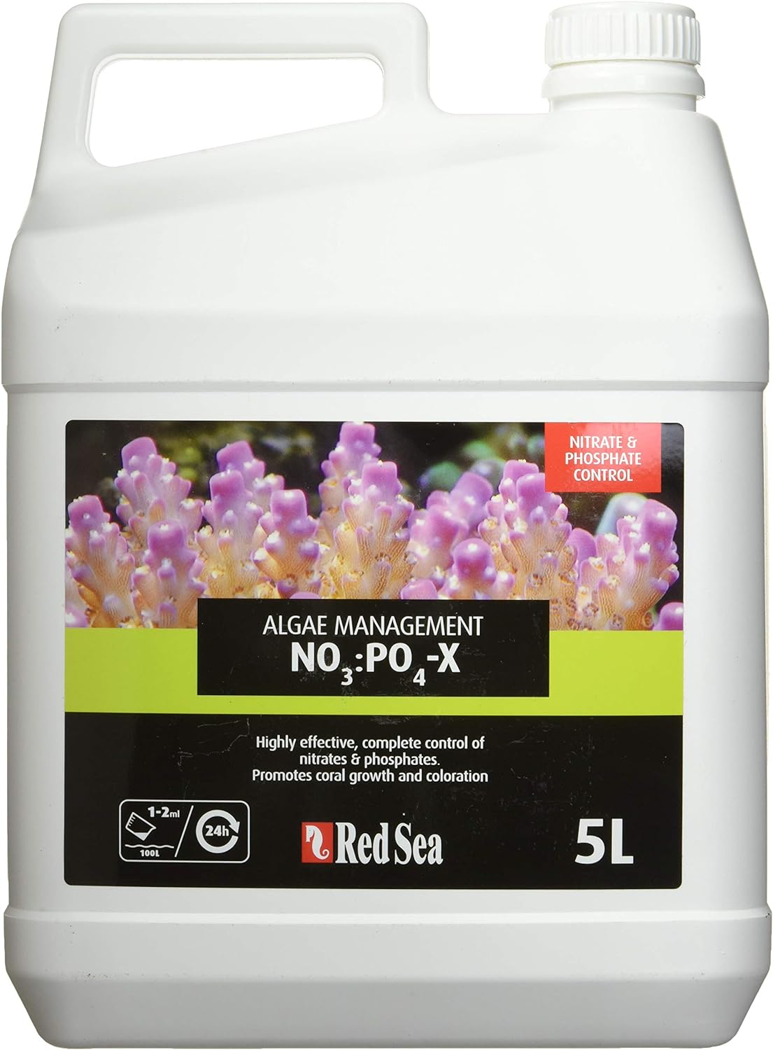 Red Sea NO3:PO4-X Nitrate & Phosphate reducer 5 Liter Jug