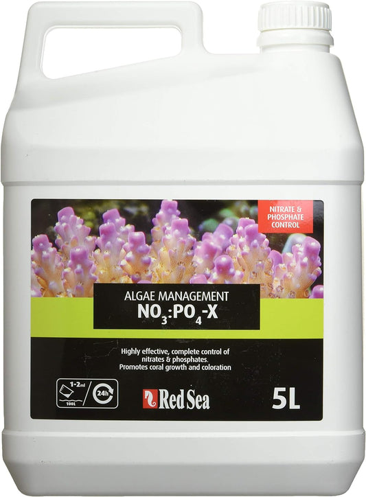 Red Sea NO3:PO4-X Nitrate & Phosphate reducer 5 Liter Jug