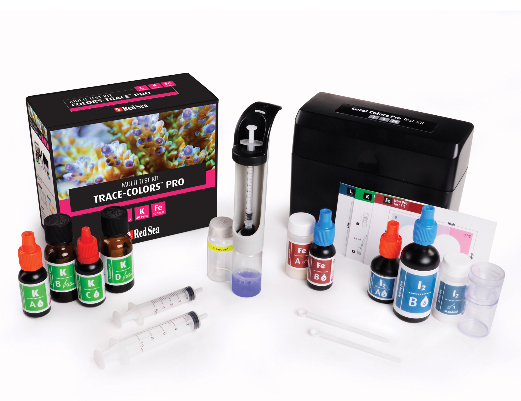 Red Sea Trace Colors Pro Multi Test Kit (I2,K,Fe)