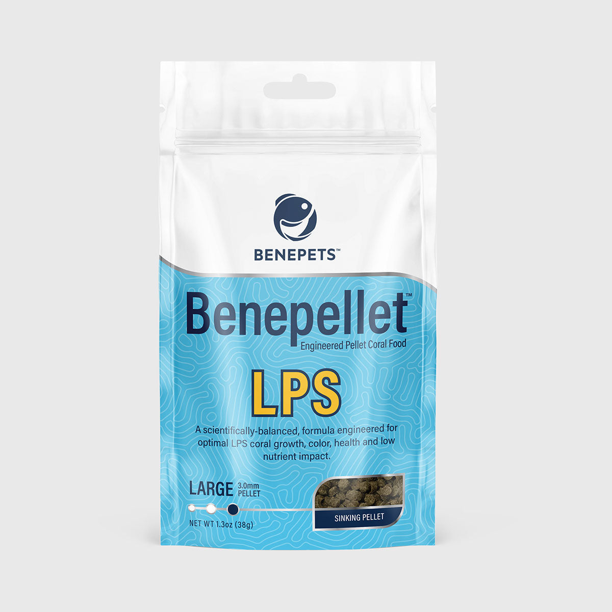 Benepets Benepellet LPS Large (3.0mm Pellet) - 1.3 oz Pouch