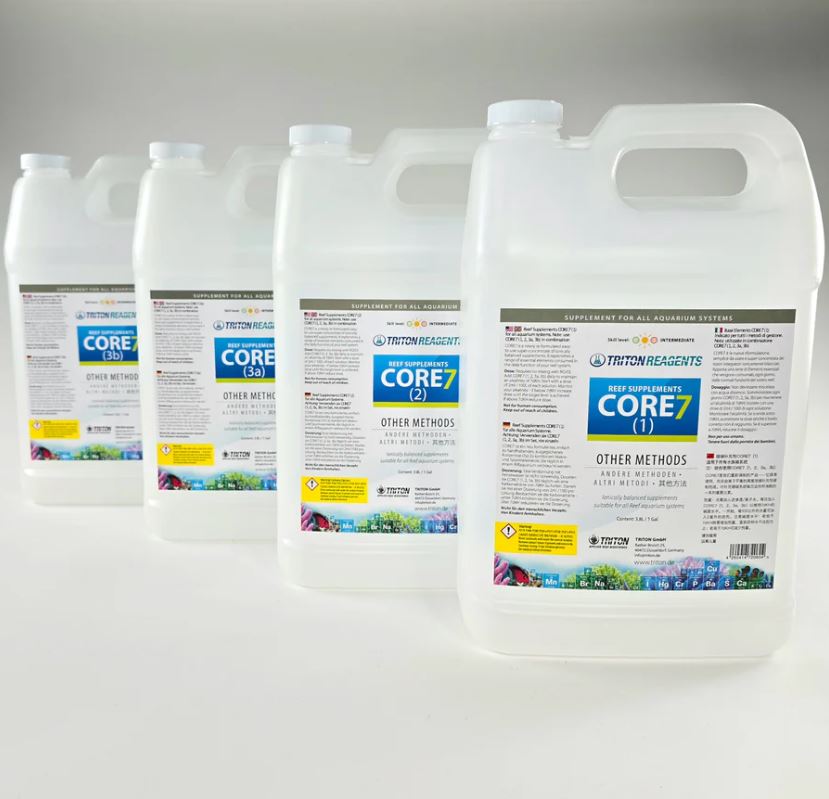 Triton Core7 Reef Supplements 3.8L (1 Gallon) Complete Set