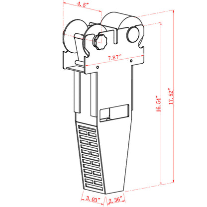 AUQA Gadget - NUVO Roller Manual Fleece AIO Filter - Midsize