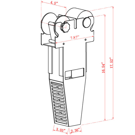 AUQA Gadget - NUVO Roller Manual Fleece AIO Filter - Midsize