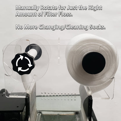 AUQA Gadget - NUVO Roller Manual Fleece AIO Filter - Midsize