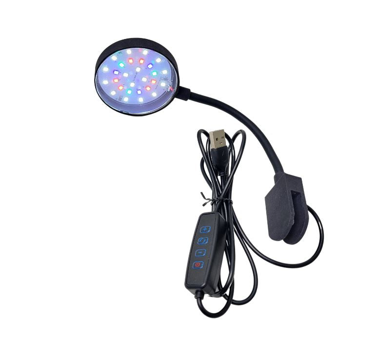 Lifegard Aquatics FULL SPECTRUM 2.5" Clip-on USB LED Light