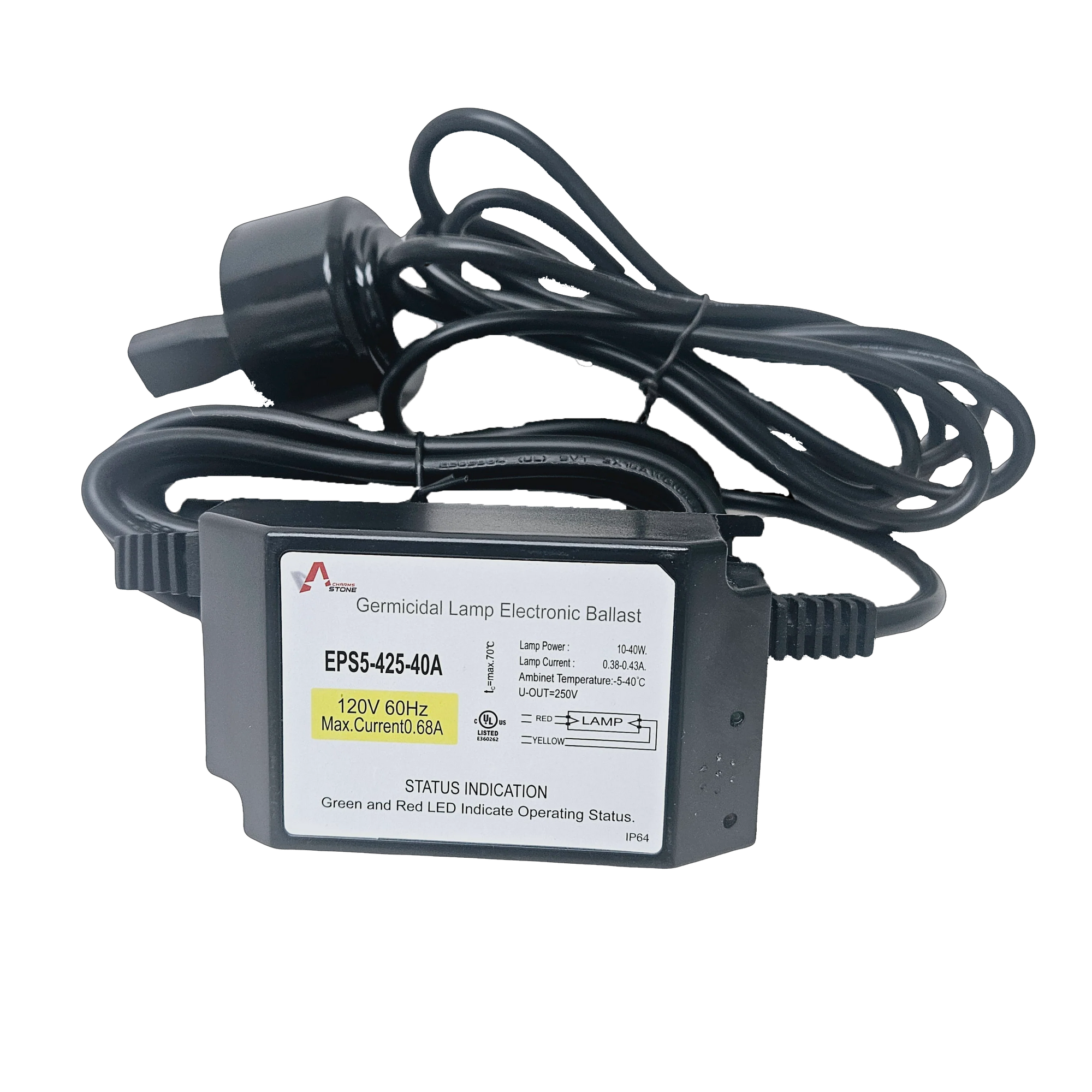 Lifegard Aquatics Replacement Germicidal UV Sterilizer Ballast - For 25,40w