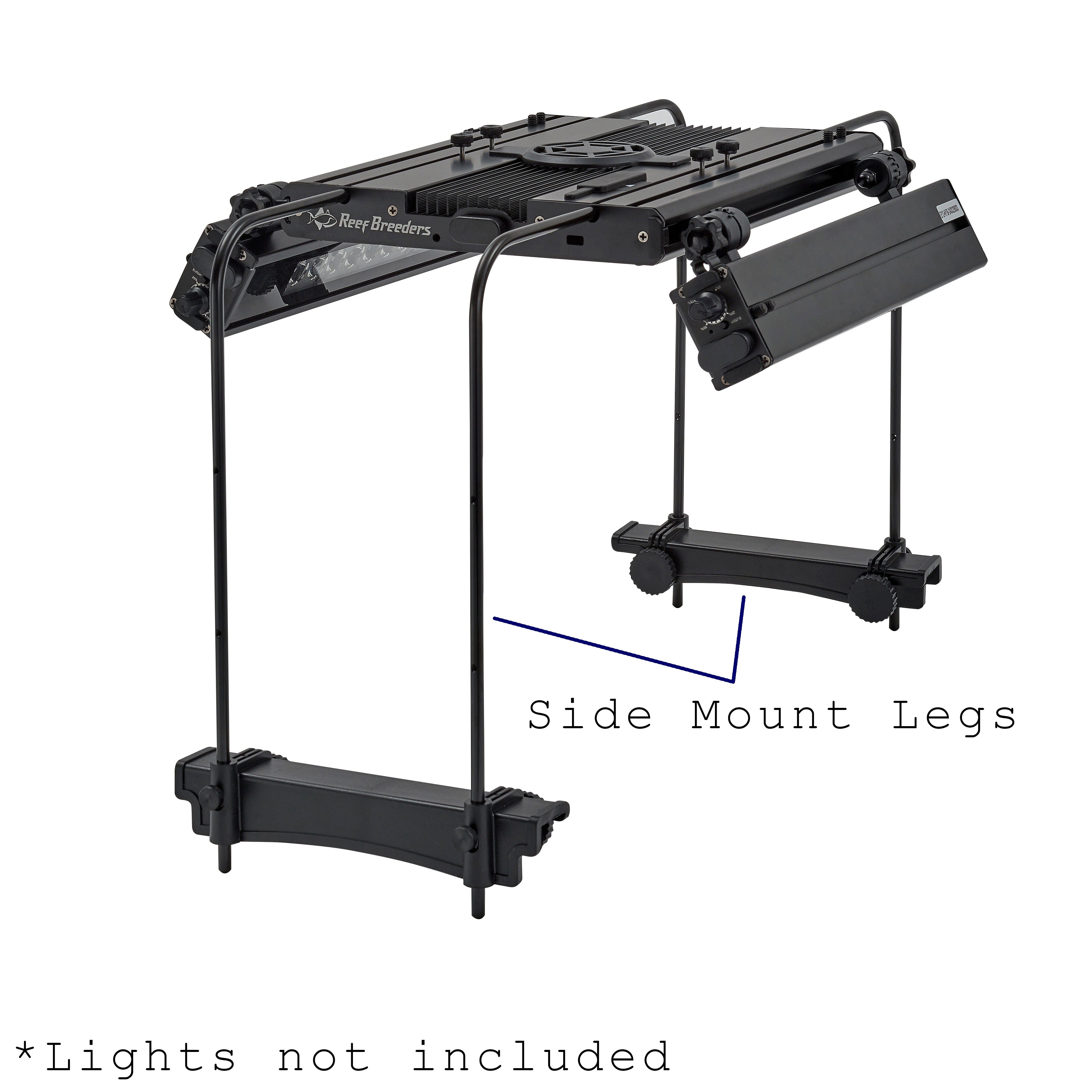 Reef Breeders Meridian Side Mount Legs - Black