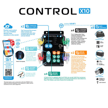 Hydros Control X10 Dosing Aquarium Controller