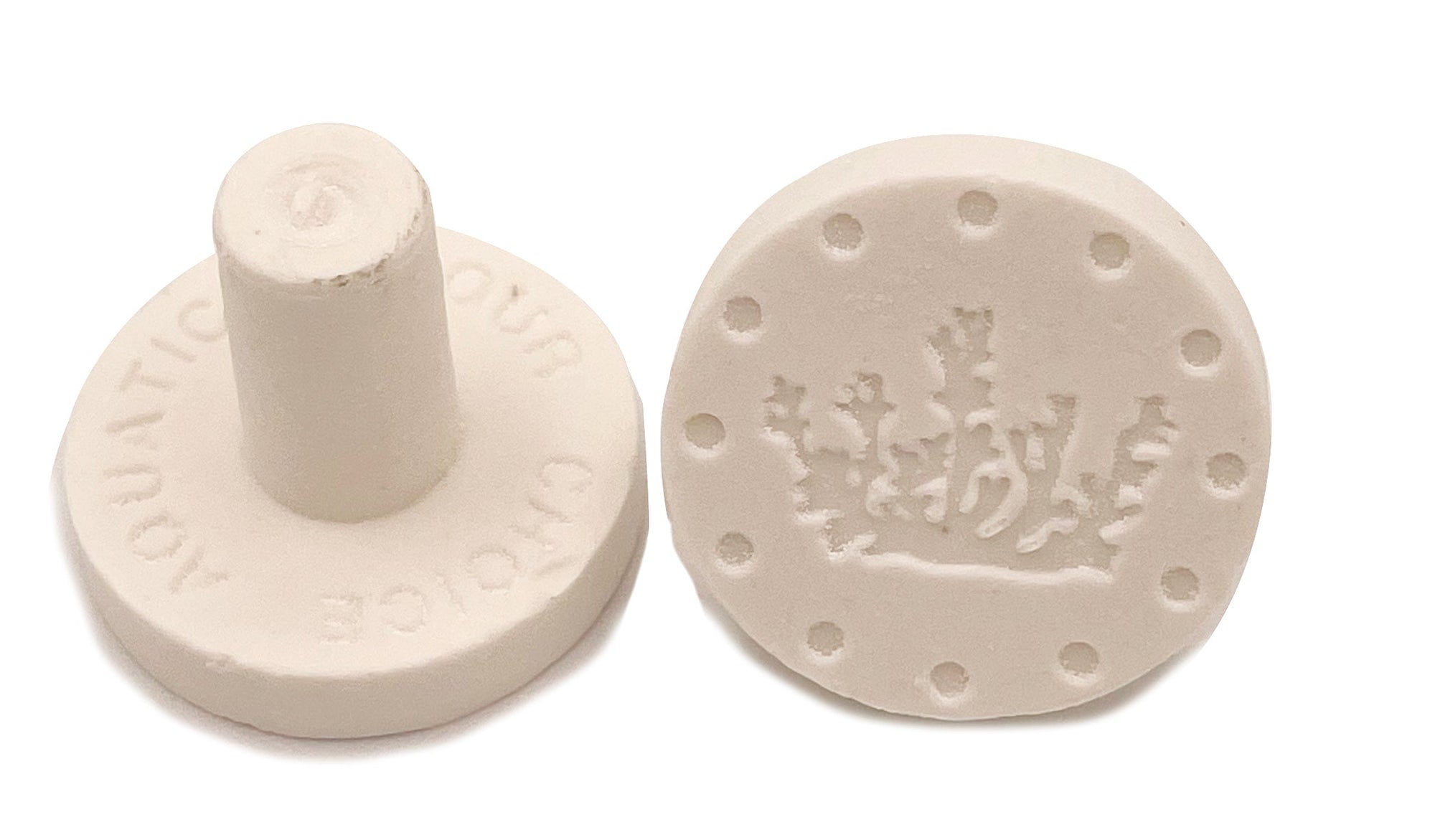YCA 1" Ceramic Coral Frag Plug - 25pk