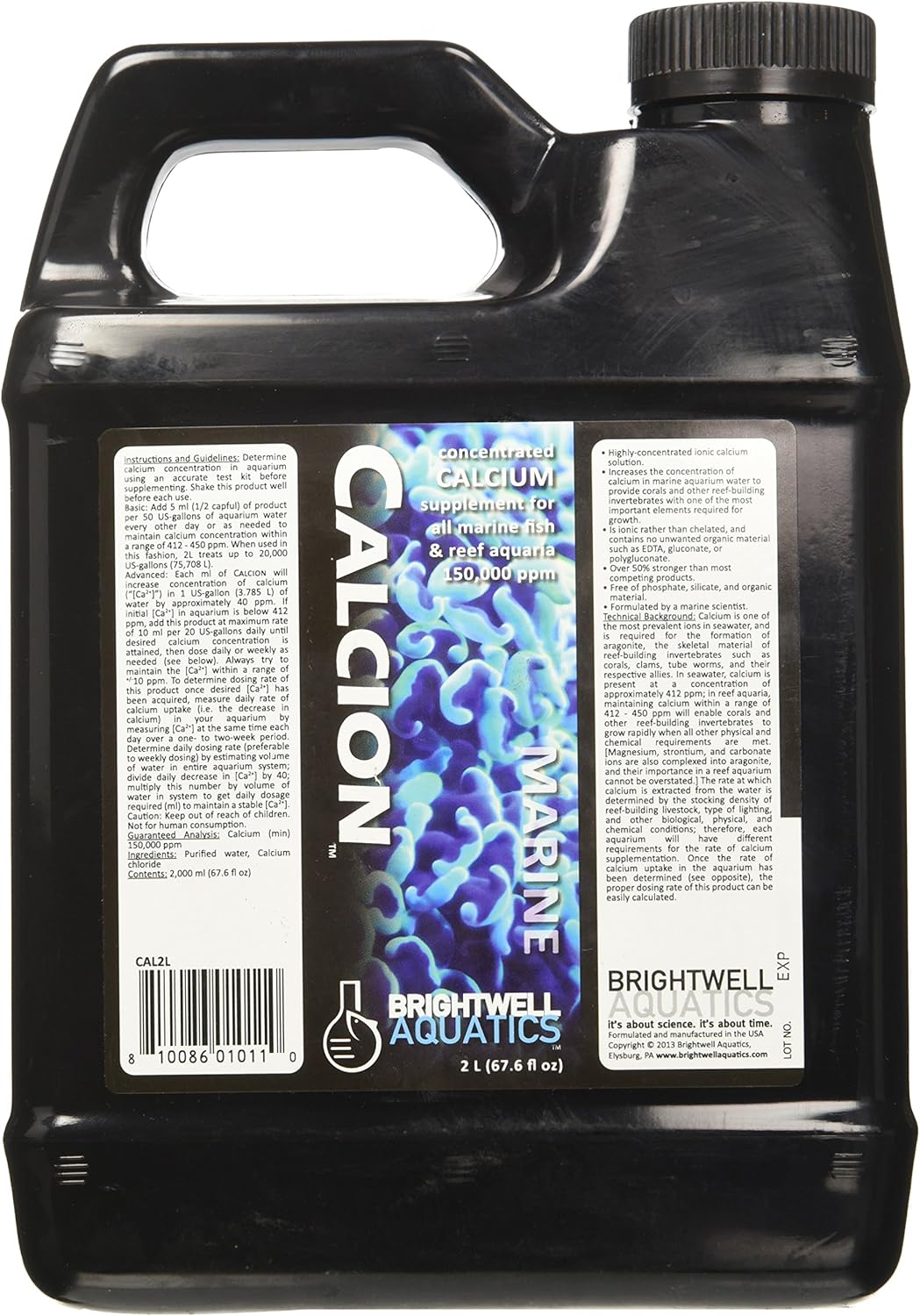 Brightwell Aquatics Calcion - Liquid Calcium Supplement 2 Litre