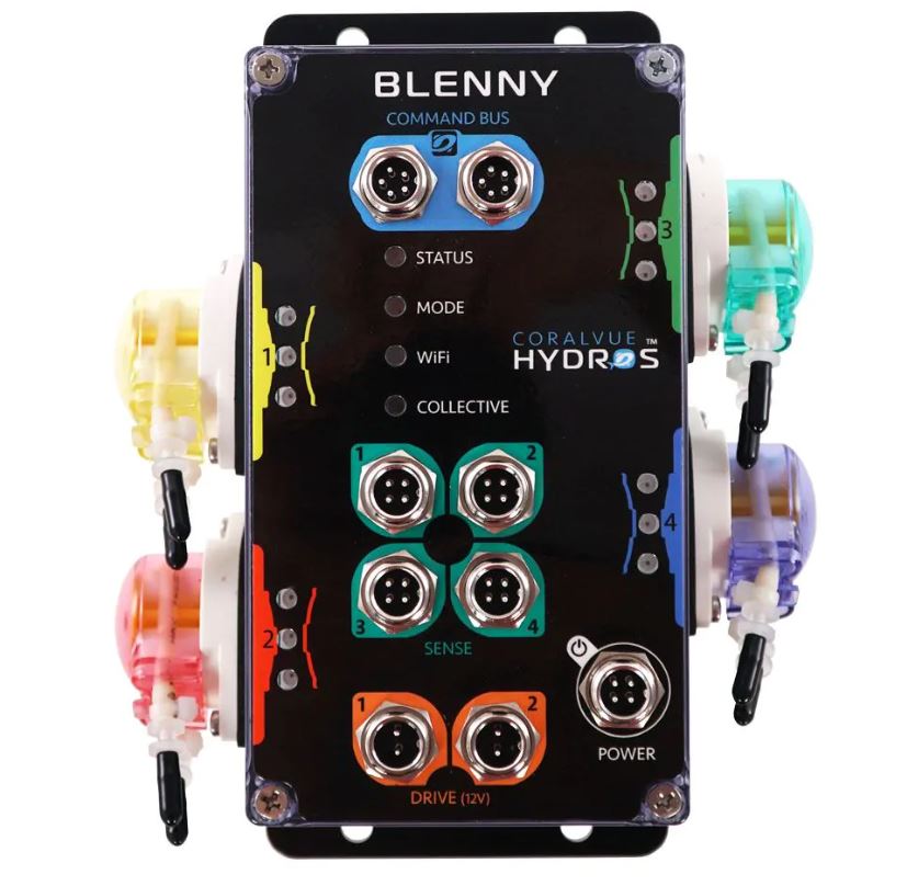 Hydros Blenny Aquarium Controller and Micro Dosing Pumps