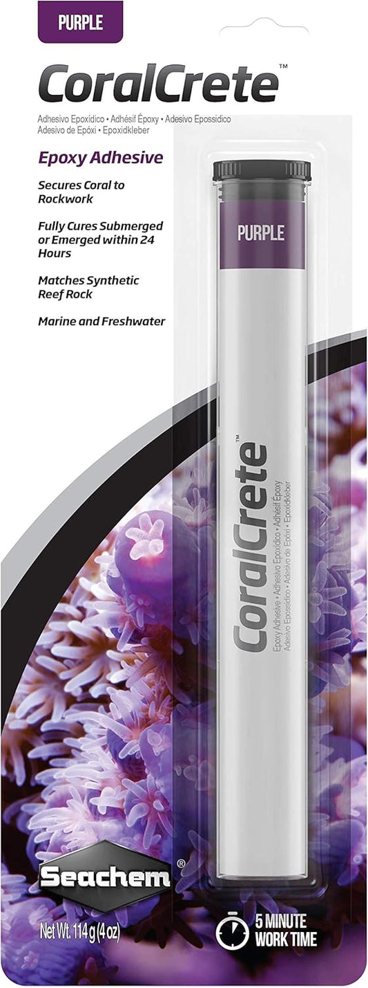 Seachem  - CoralCrete - Purple - 114 g / 4 oz.