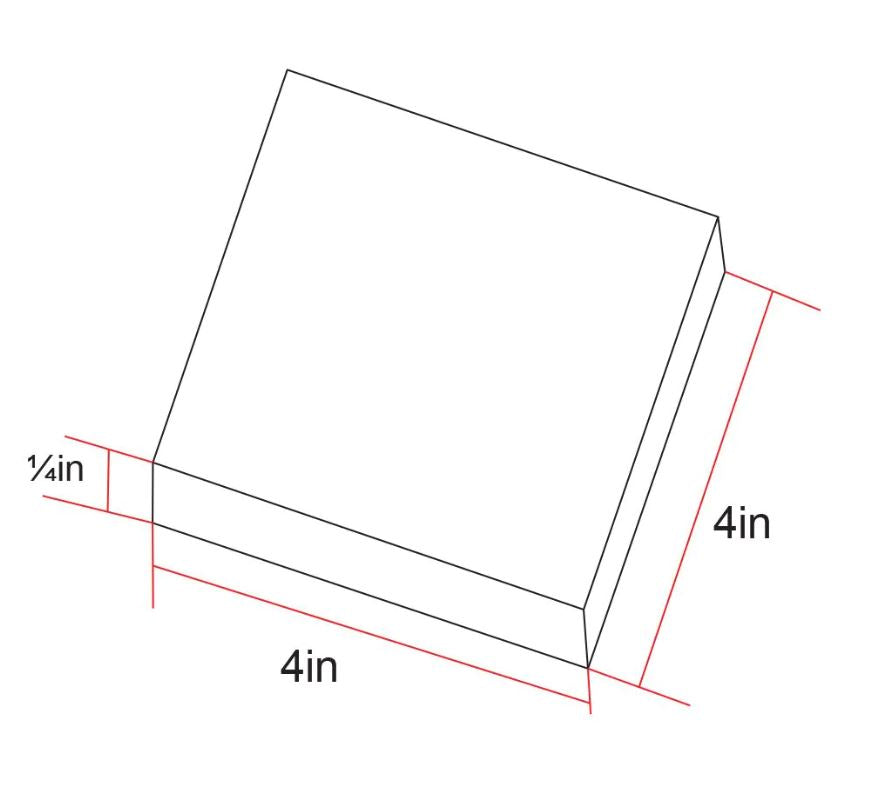 IceCap 4in Biological Coral Frag Tile