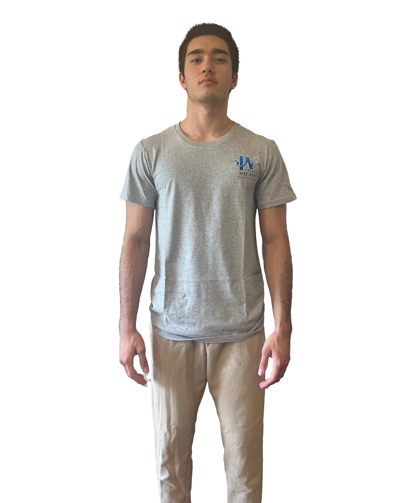 Premium Aquatics T-shirt Large - Grey - FREE with any $50.00 purchase