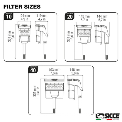 Sicce HANG ON AQUA FILTRA 40