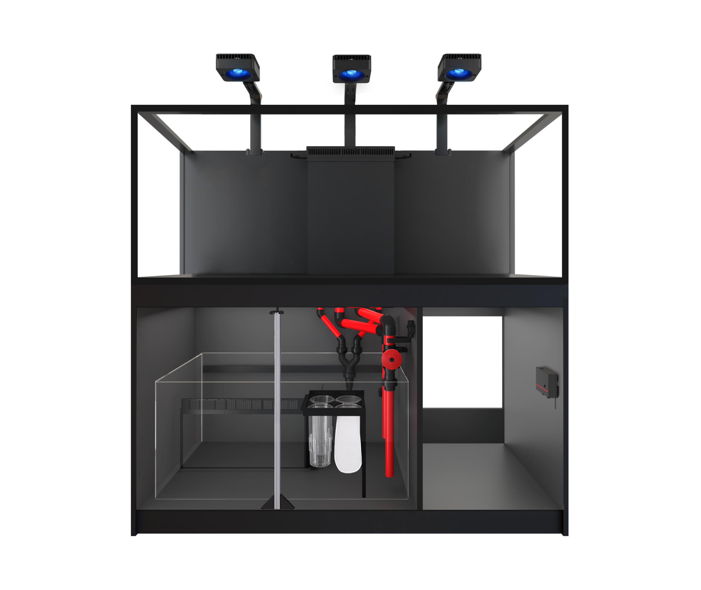 Red Sea REEFER 525 G3 Deluxe - Black (Incl. 3 X RL115 & Mounting Arms)