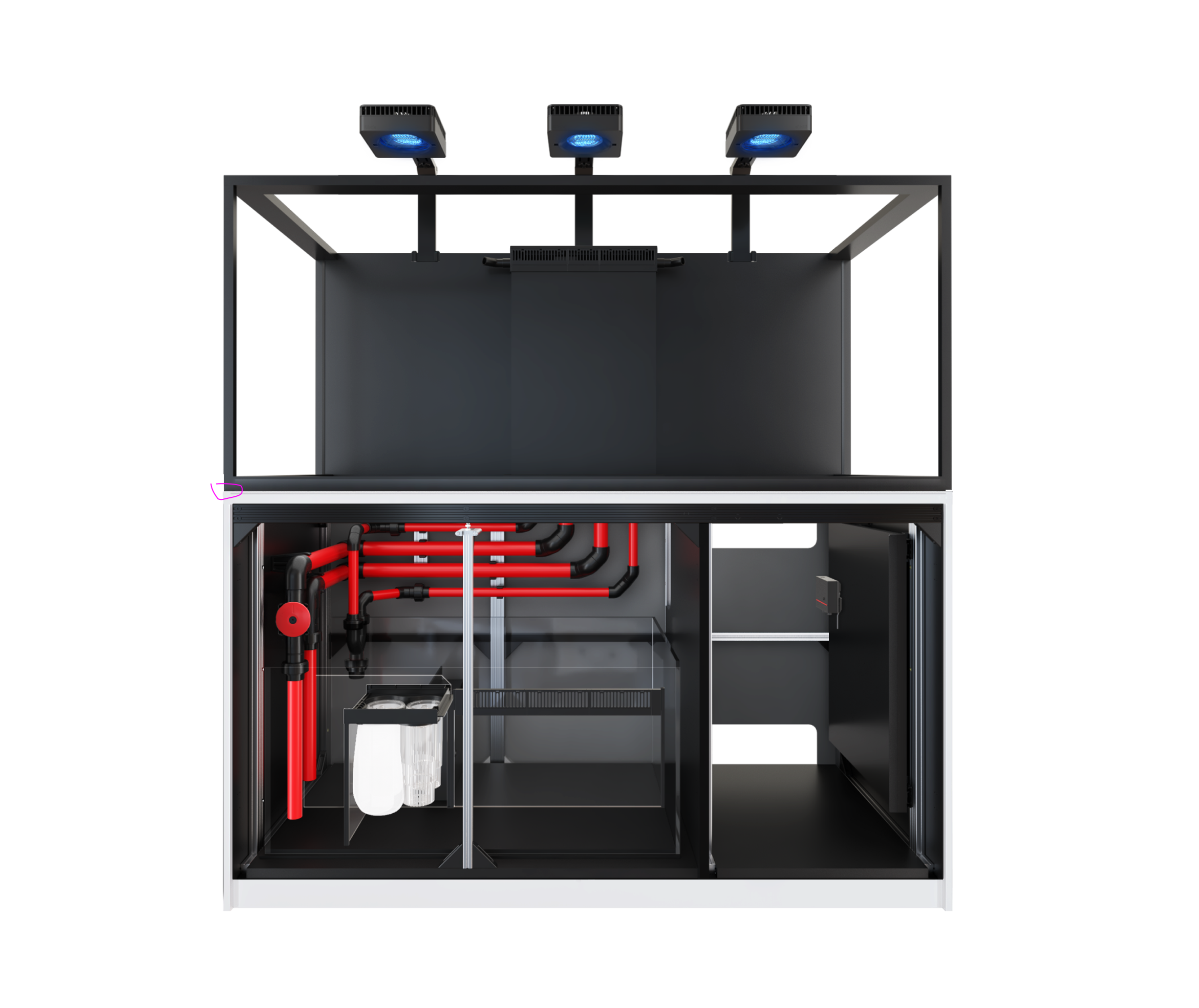 Red Sea REEFER S-700 G3 Deluxe - White (incl.3 X RL170 & arms)