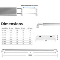 Finnex Vivid+ 3.0 Aquarium LED Fixture - 30"