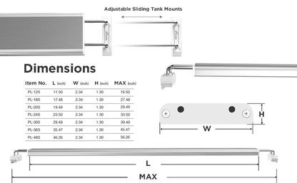 Finnex Planted+ 3.0 Aquarium LED Fixture - 24"