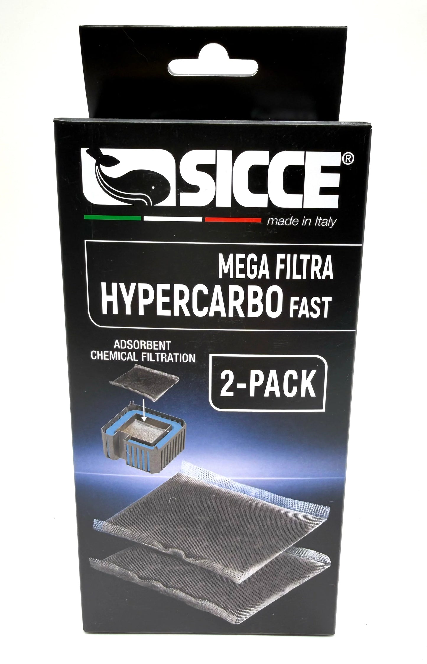 Sicce MEGA FILTRA Replacement Hypercarbo Fast (2units)
