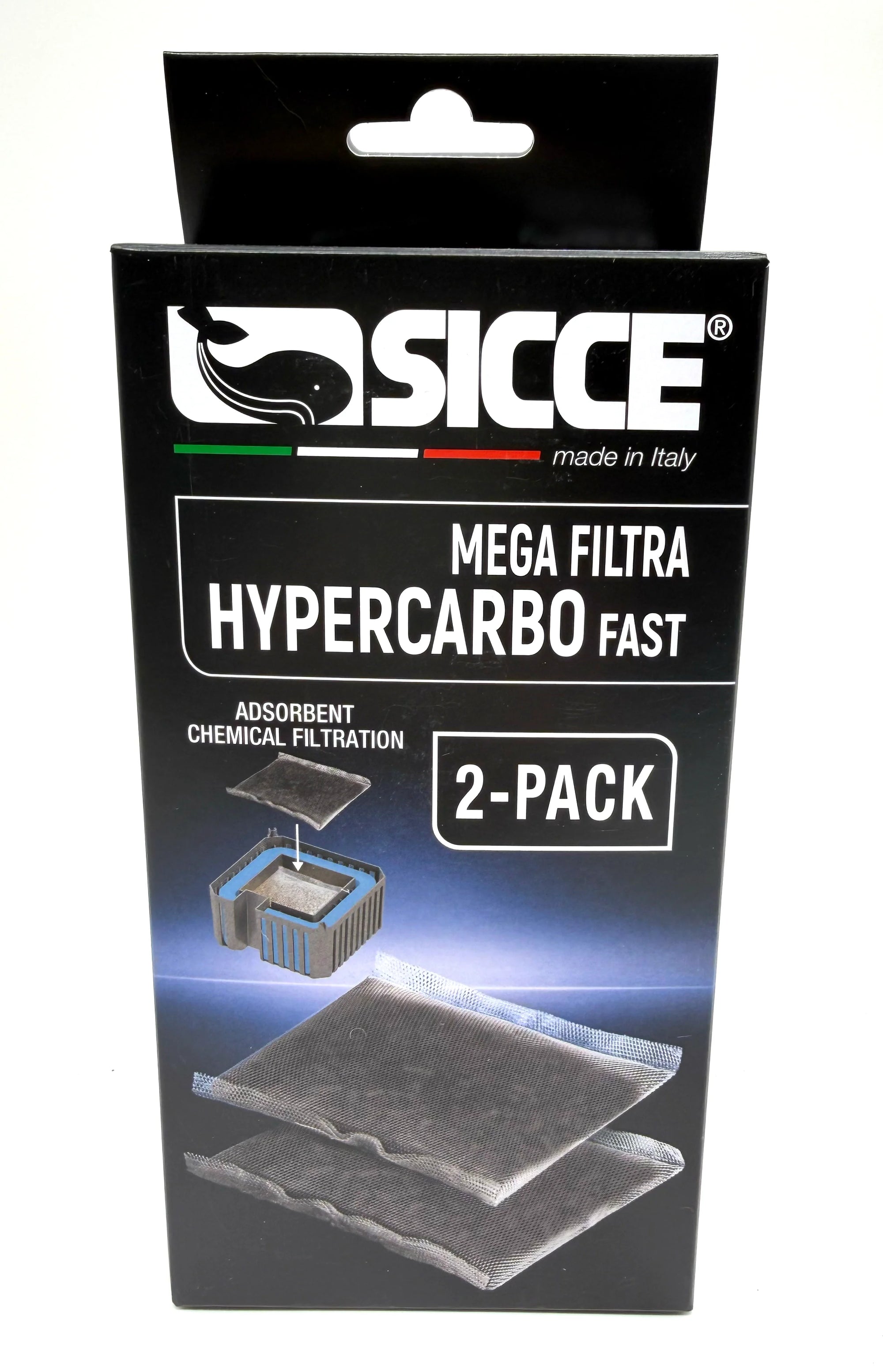 Sicce MEGA FILTRA Replacement Hypercarbo Fast (2units)
