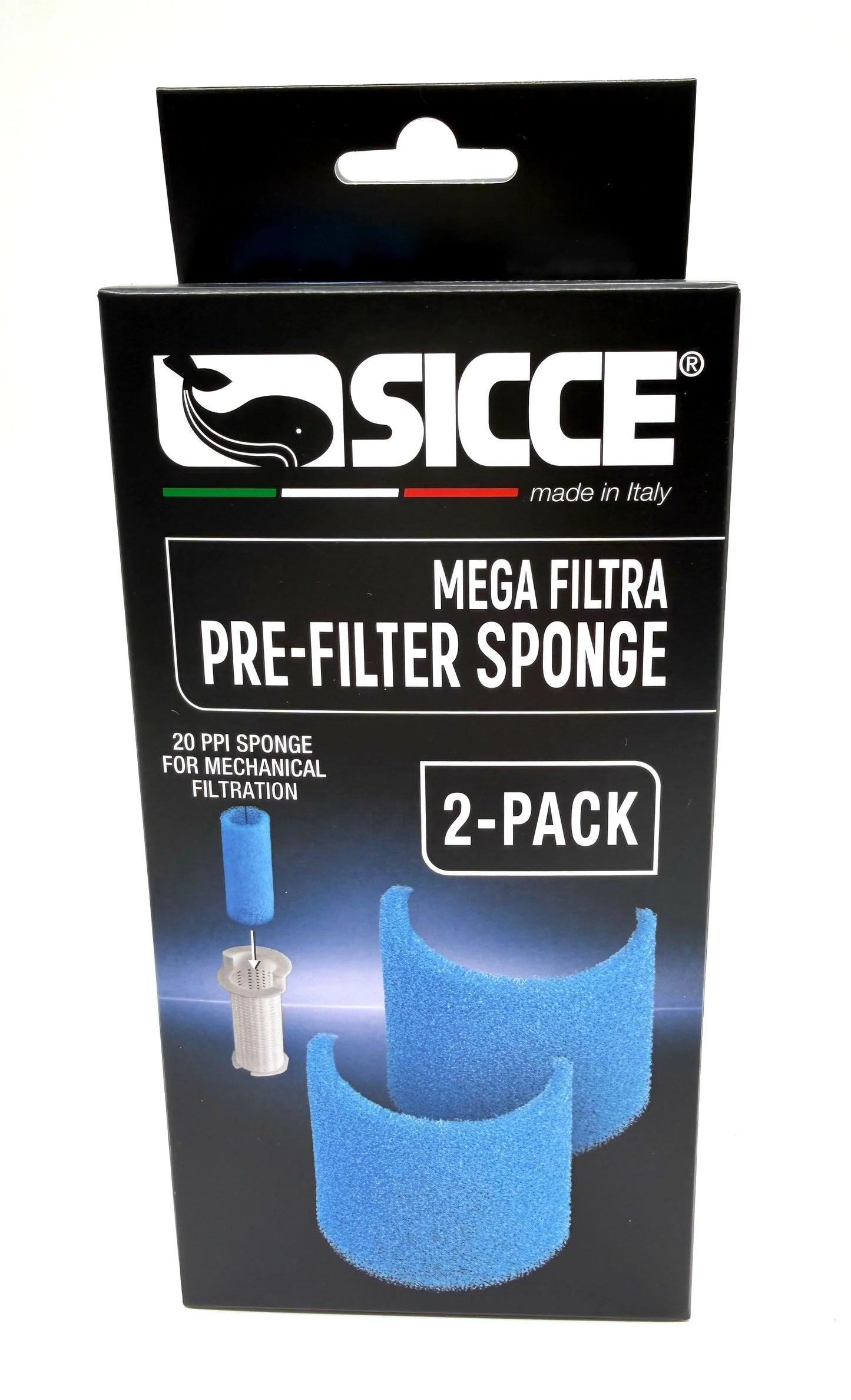 Sicce MEGA FILTRA Replacement pre-filter Sponges (2units)