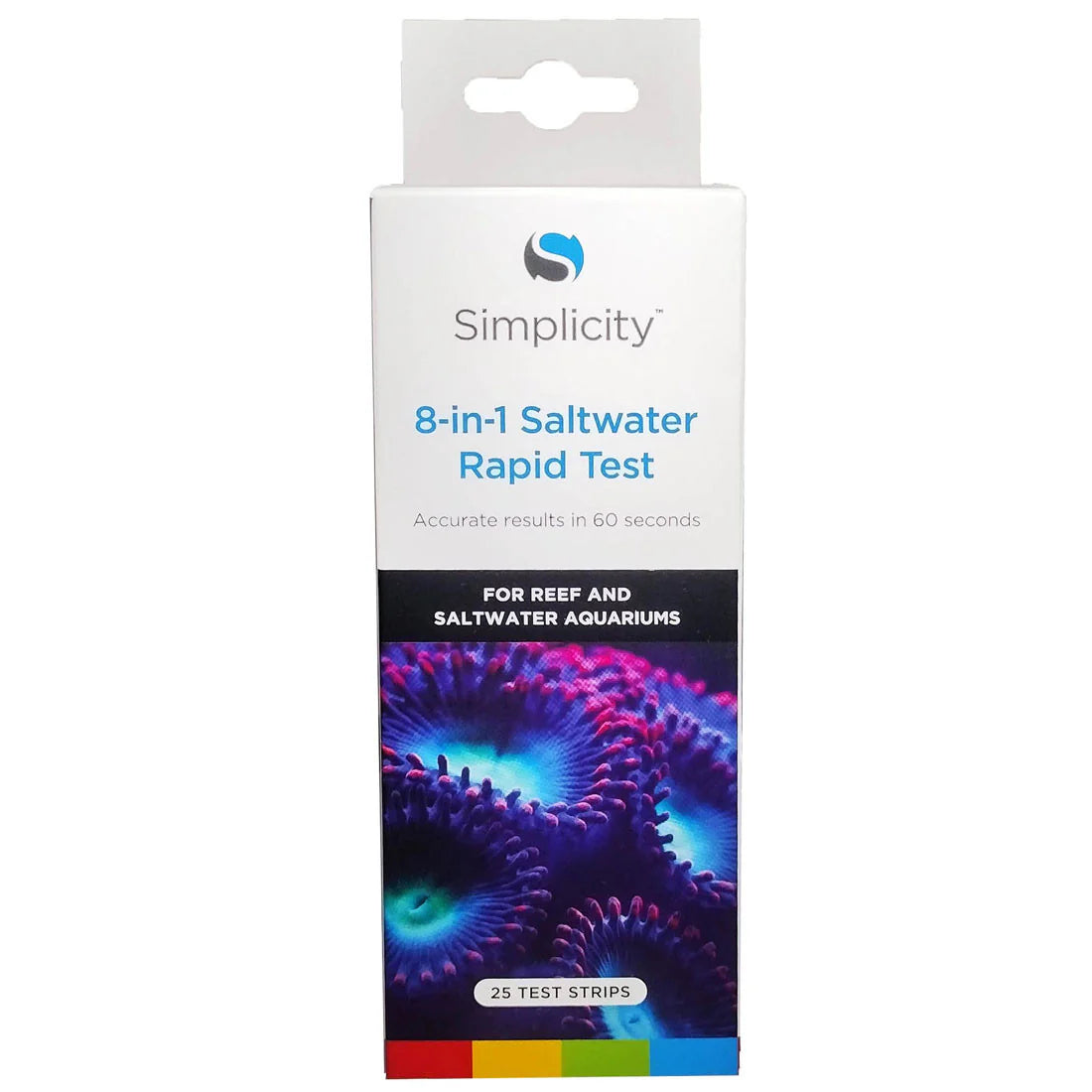 Simplicity 8-in-1 Saltwater Rapid Test - 25 Test Strips